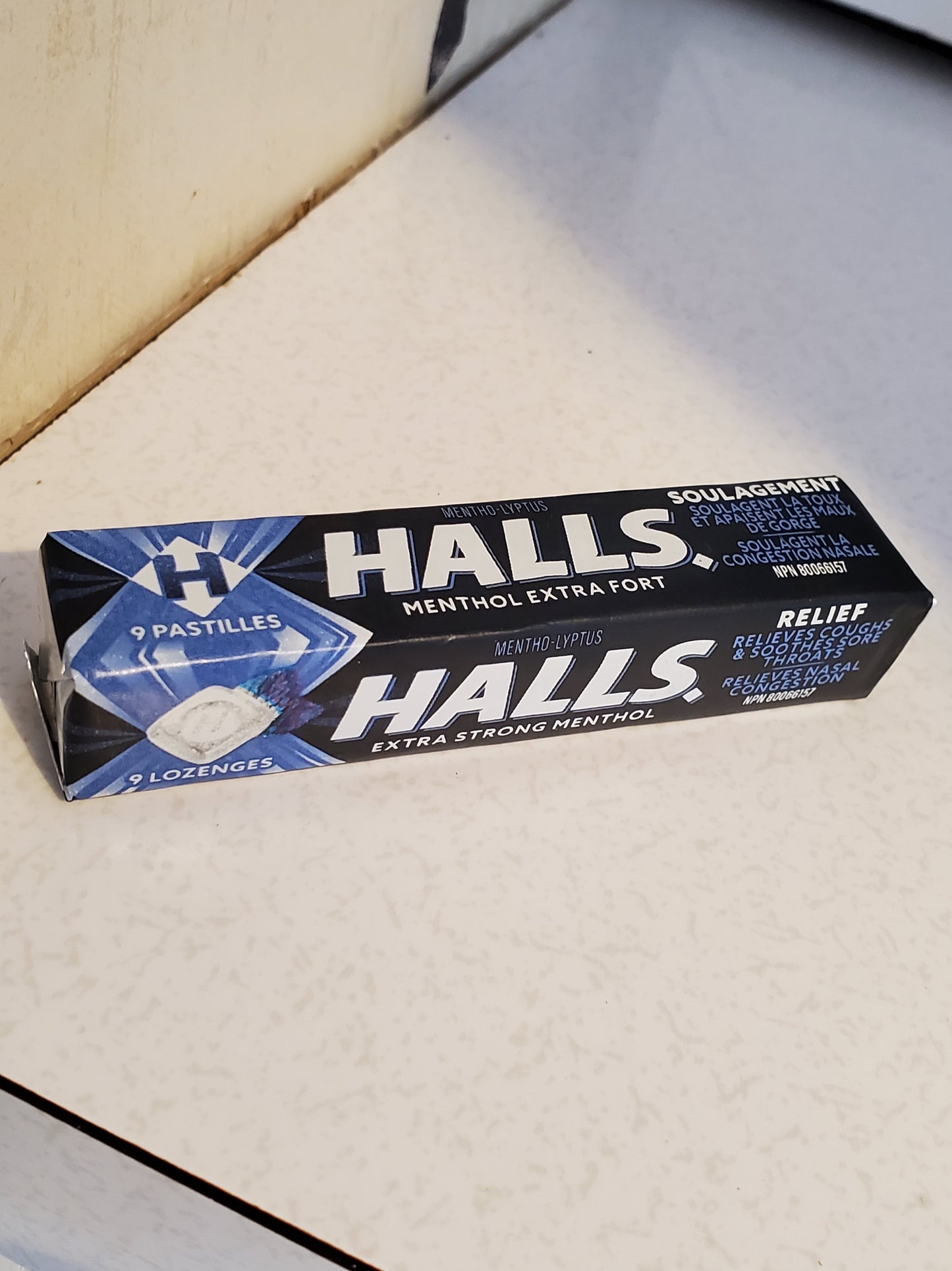 Paquet pastilles Halls extra forte