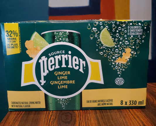 Boîte eau pétillante Perrier 8x330ml