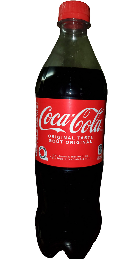 Bouteilles de 6 Coke